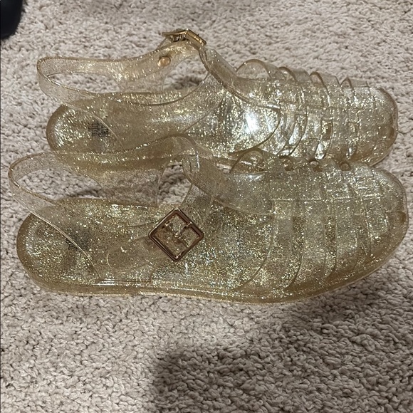 Wild Fable Glitter Gold Sandals - Picture 1 of 3